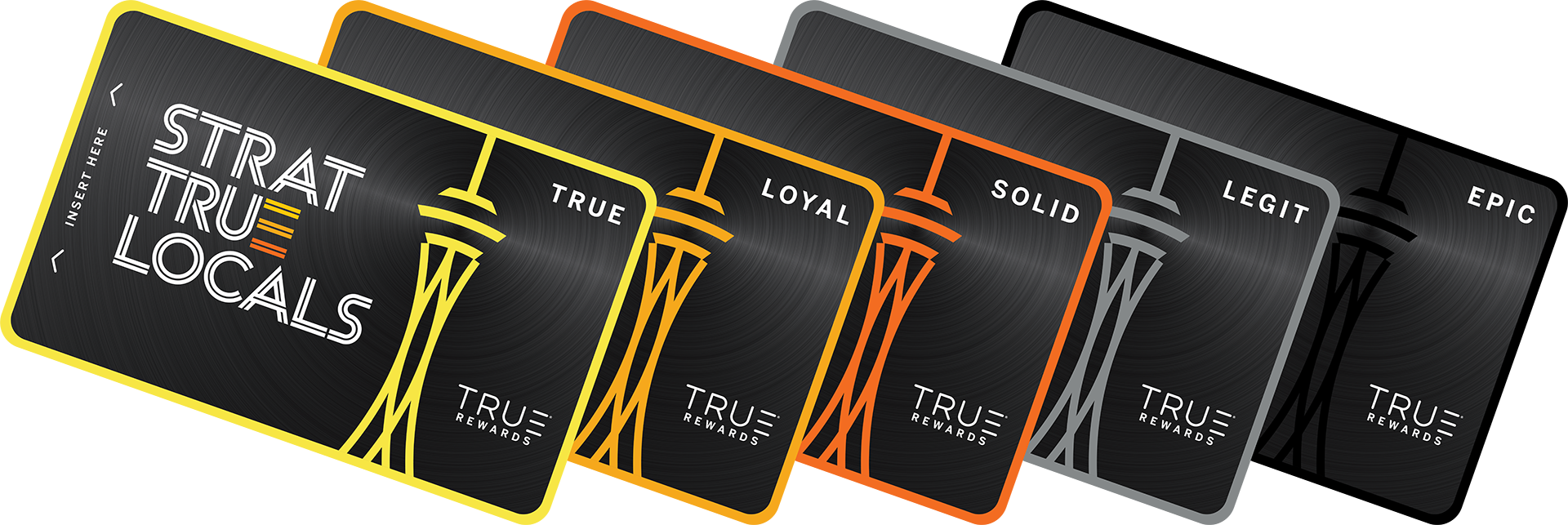 Strat True Locals cards